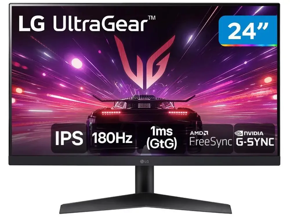 [Magazine Luiza/Moedas] Monitor Gamer 180hz Ultrawide 1ms Lg 24gs60f-B.Awzm 24&Quot; Full Hd Ips Hdmi Displayport Freesync 24gs60f-B